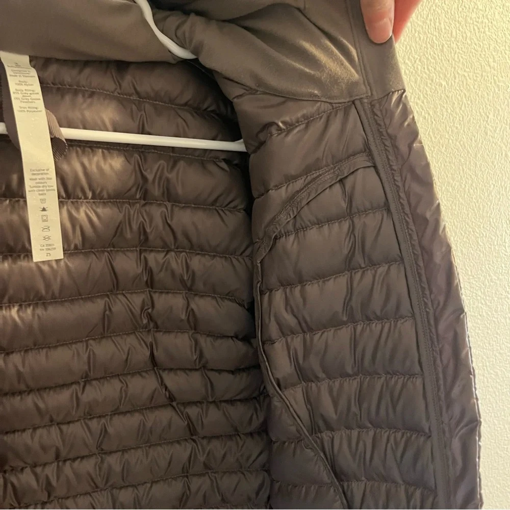 Lululemon Pack it Down Lunar Rock Shine Jacket
